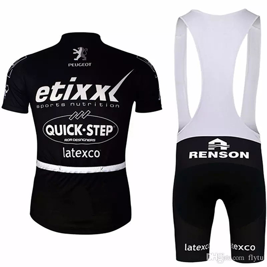 Abbigliamento Etixx Quick Step Nero 2018 Manica Corta e Pantaloncino con Bretelle e Salopette - Clicca l'immagine per chiudere